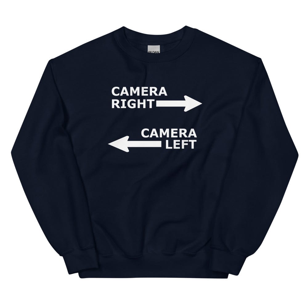 Production Apparel Sweaters Camera Right - Camera Left Navy / S