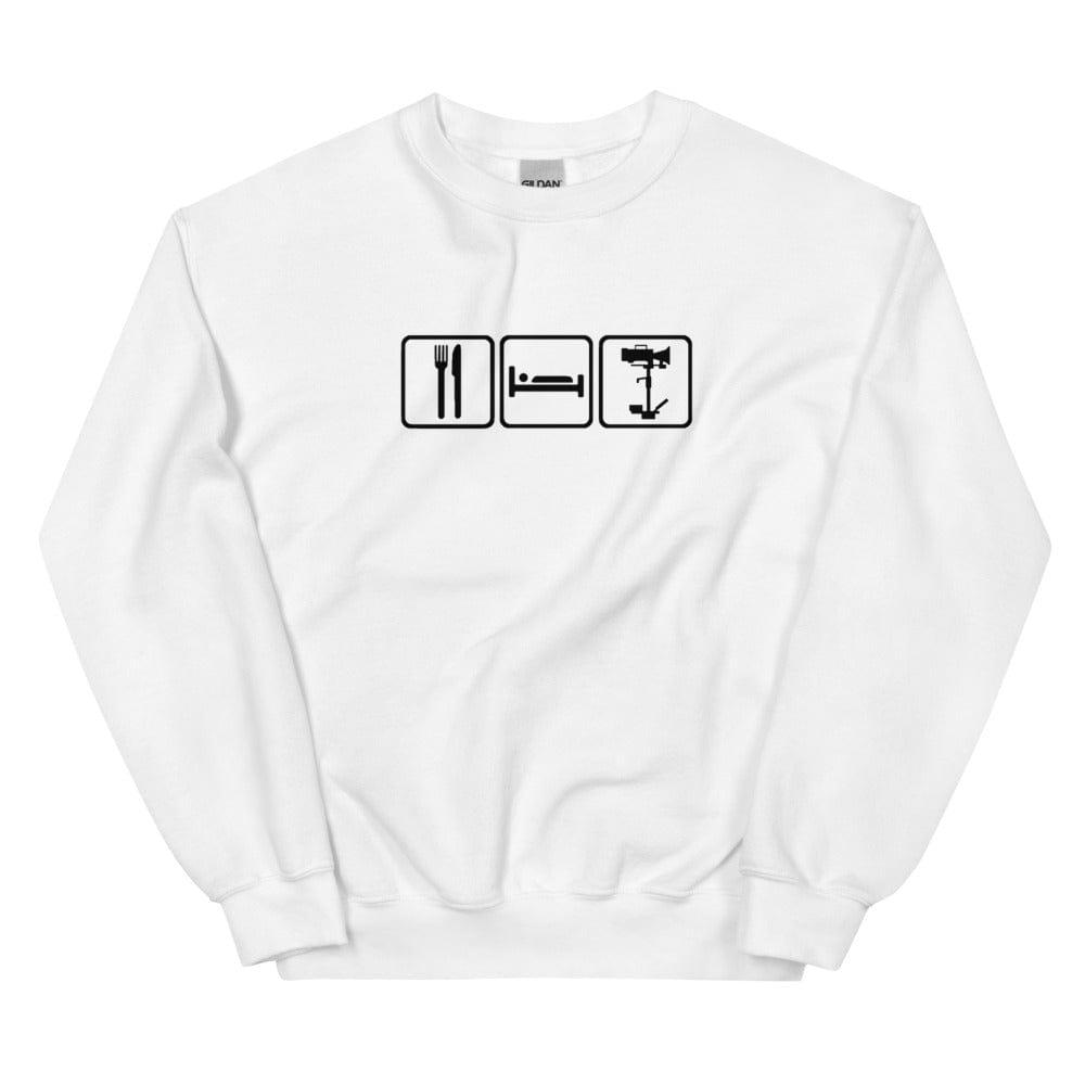 Production Apparel Sweaters Eat Sleep Steadicam White / S