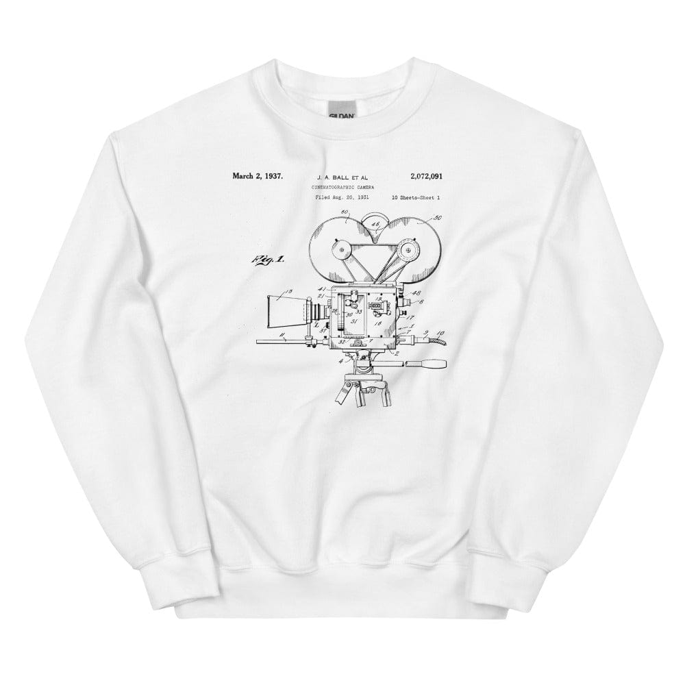 Production Apparel Sweaters Film Camera Patent White / S