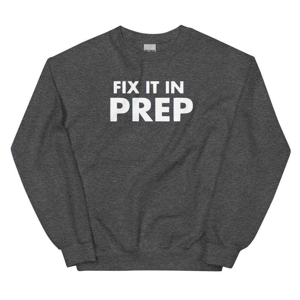 Production Apparel Sweaters Fix It In Prep Dark Heather / S