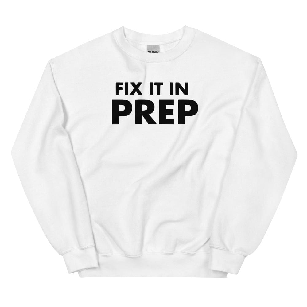 Production Apparel Sweaters Fix It In Prep White / S
