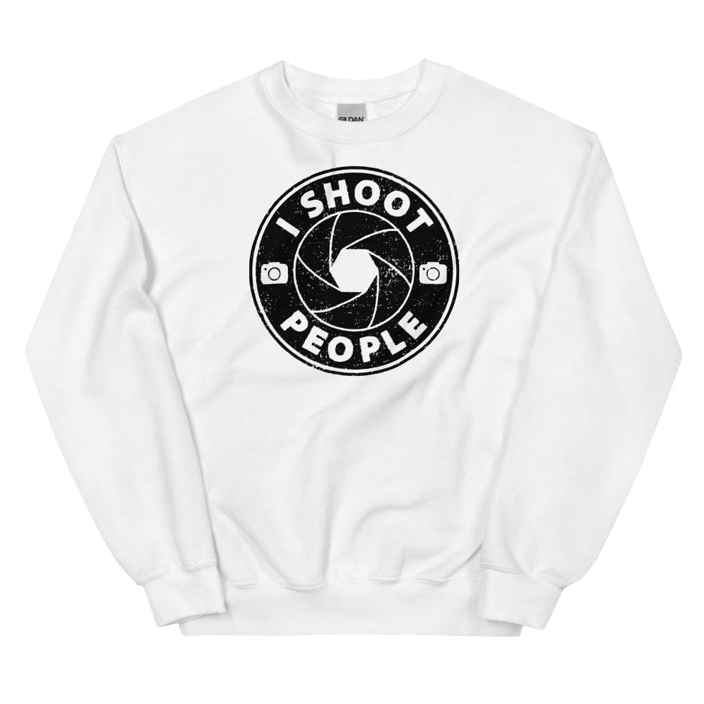 Production Apparel Sweaters I Shoot People White / S