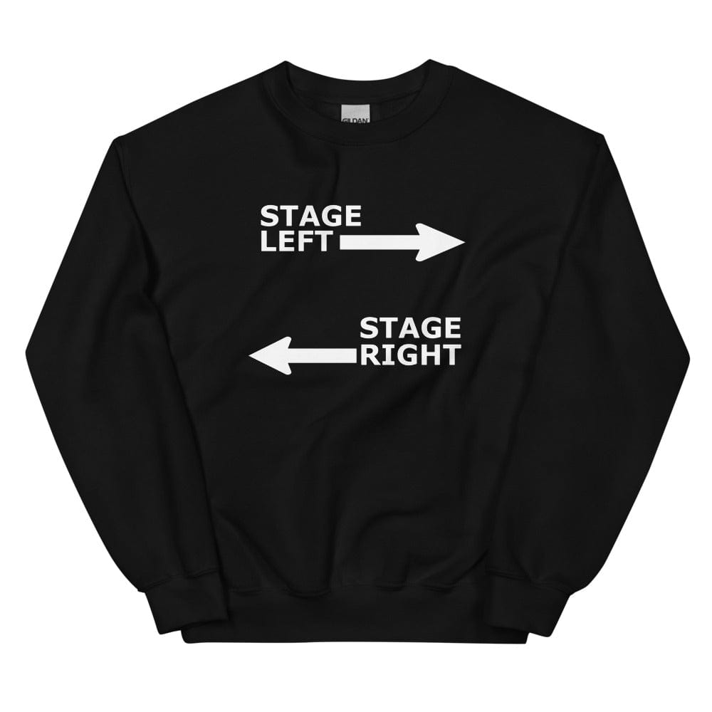 Production Apparel Sweaters Stage Left - Stage Right Black / S