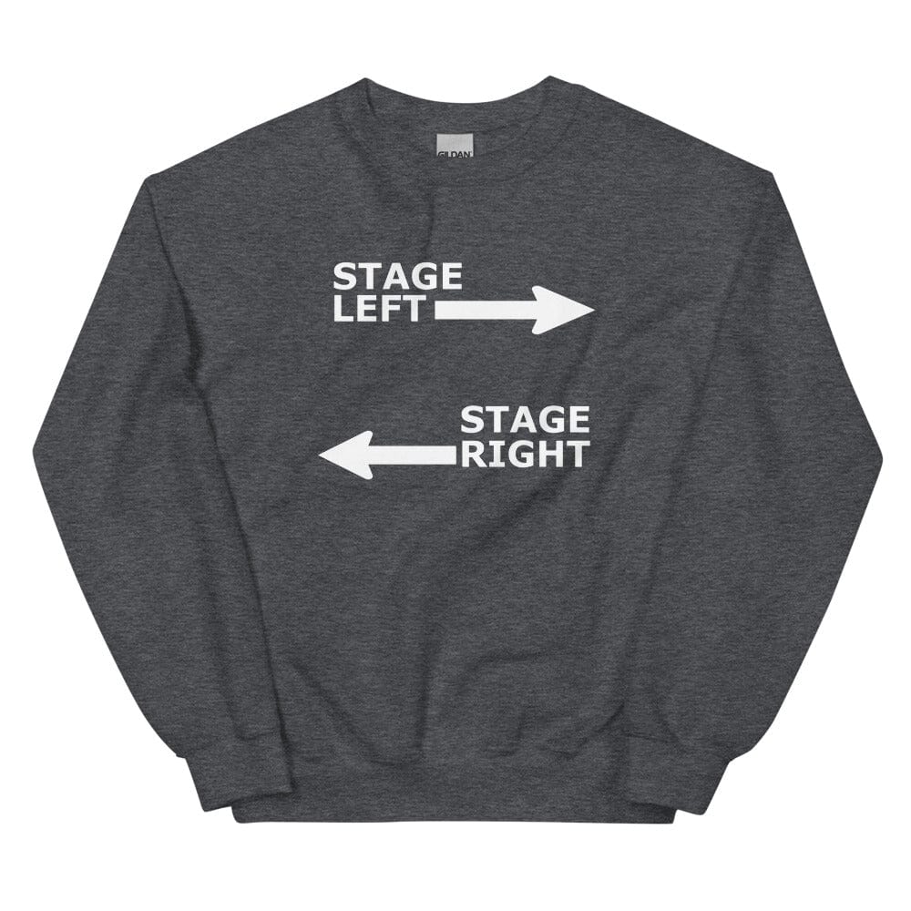 Production Apparel Sweaters Stage Left - Stage Right Dark Heather / S