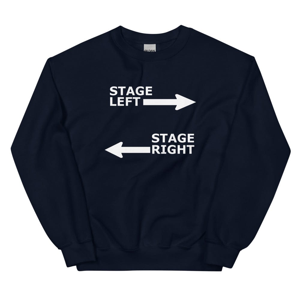Production Apparel Sweaters Stage Left - Stage Right Navy / S