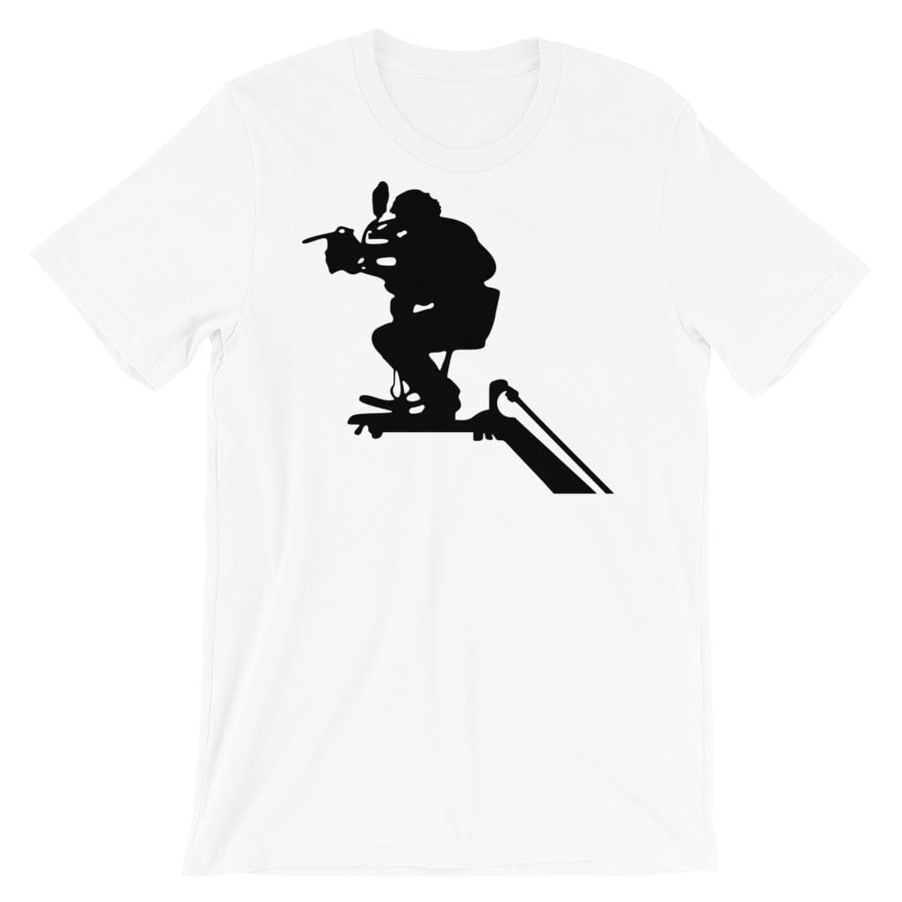 Production Apparel T-Shirts Camera Crane Man White / XS