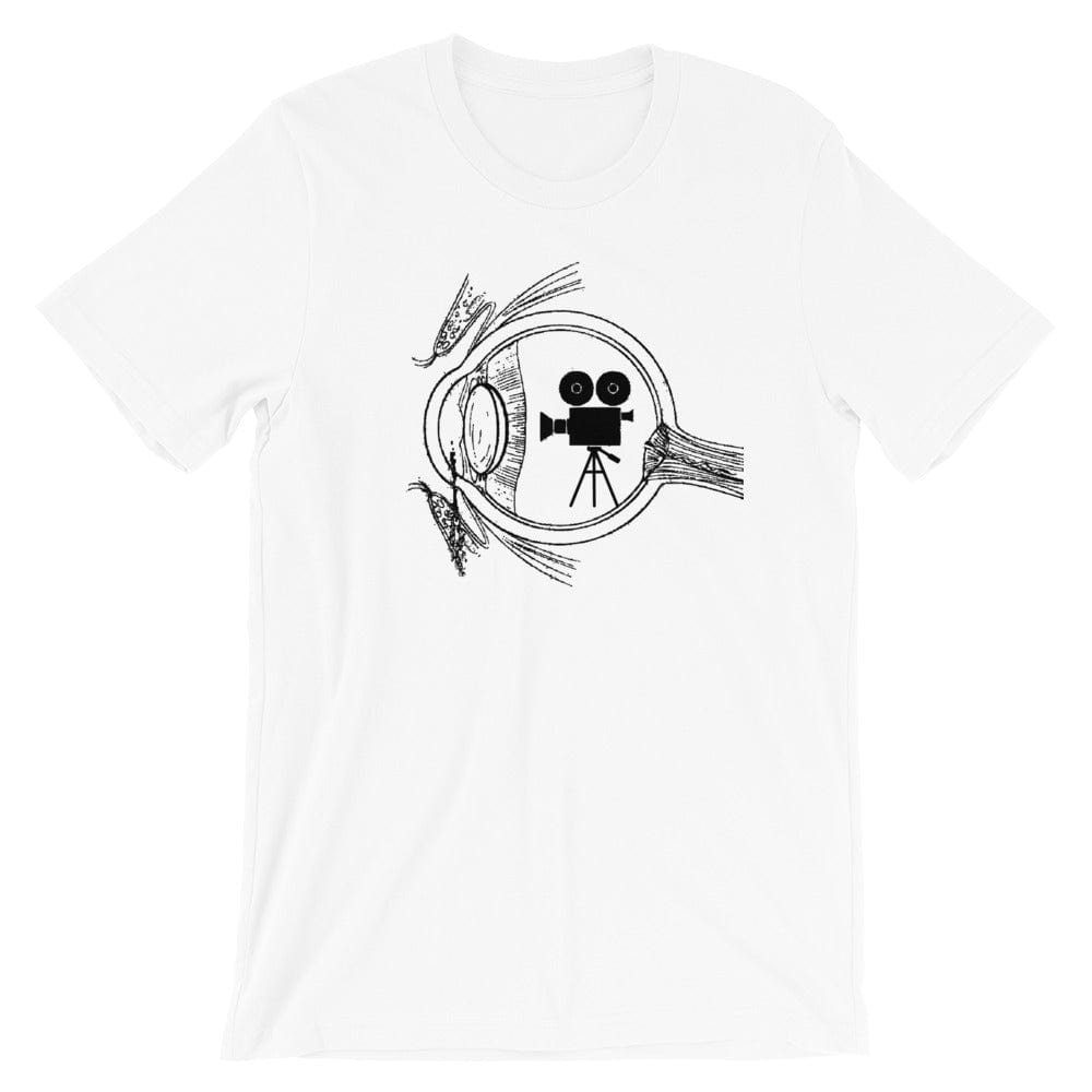 Production Apparel T-Shirts Camera Eyeball White / XS