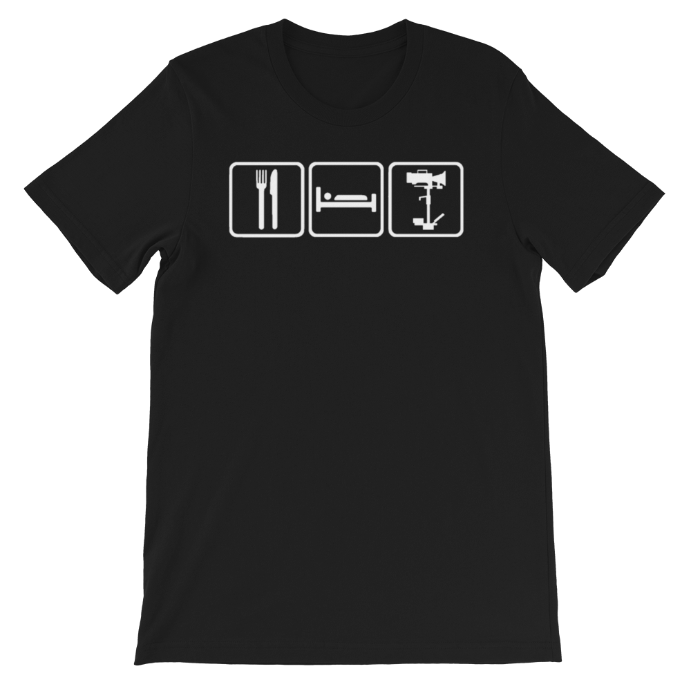 Production Apparel T-Shirts Eat Sleep Steadicam Black / XS