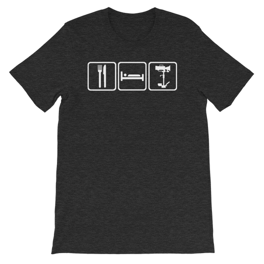 Production Apparel T-Shirts Eat Sleep Steadicam Dark Grey Heather / XS