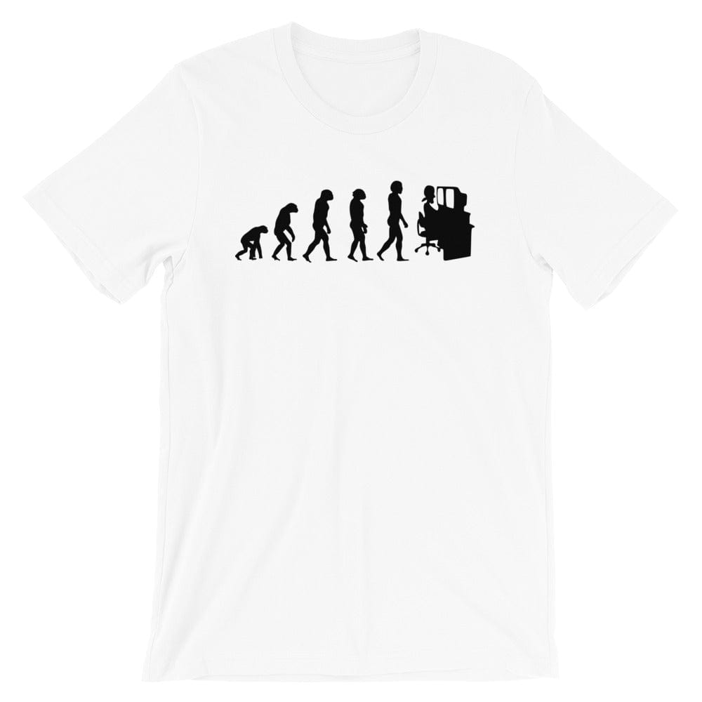 Production Apparel T-Shirts Editor Evolution White / XS