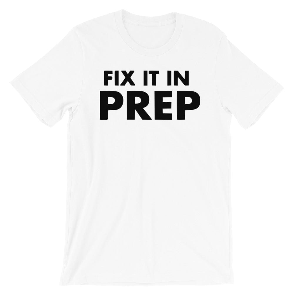 Production Apparel T-Shirts Fix It In Prep White / XS