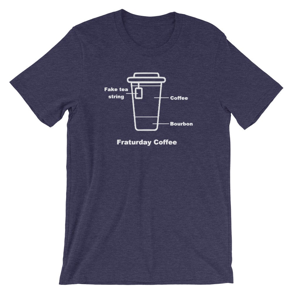 Production Apparel T-Shirts Fraturday Coffee Heather Midnight Navy / XS