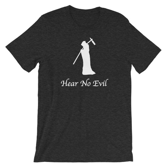 Production Apparel T-Shirts Hear No Evil Dark Grey Heather / XS
