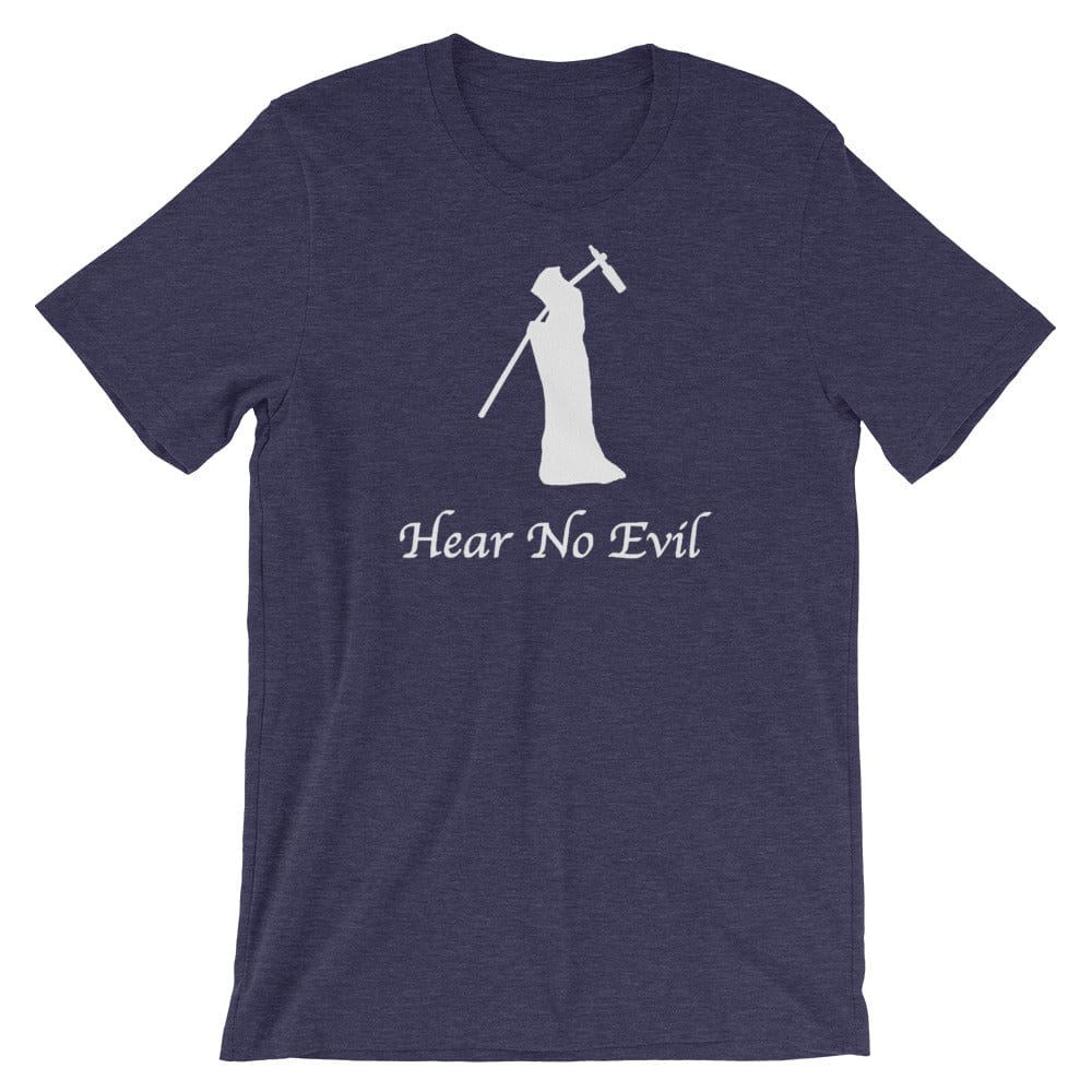 Production Apparel T-Shirts Hear No Evil Heather Midnight Navy / XS