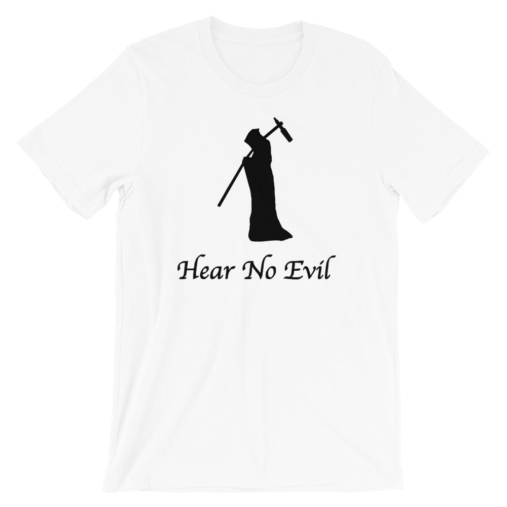 Production Apparel T-Shirts Hear No Evil White / XS