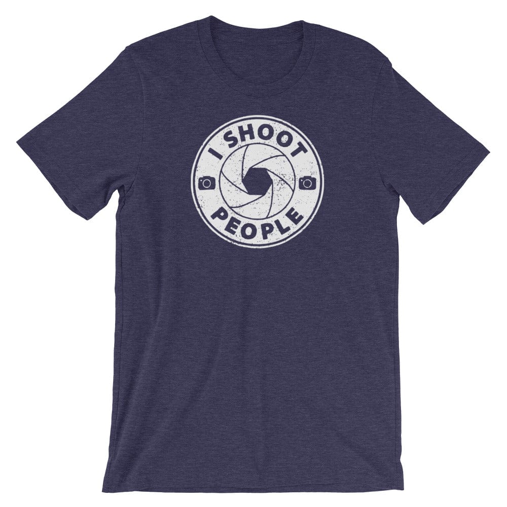 Production Apparel T-Shirts I Shoot People Heather Midnight Navy / XS
