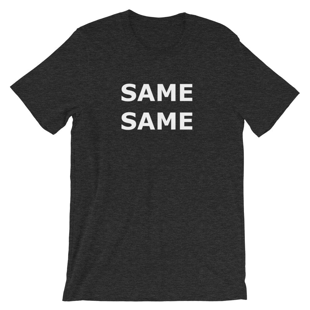 Production Apparel T-Shirts Same Same But Different Dark Grey Heather / XS
