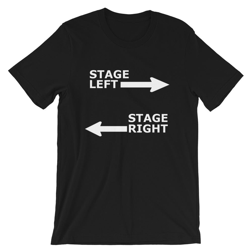 Production Apparel T-Shirts Stage Left - Stage Right Black / XS
