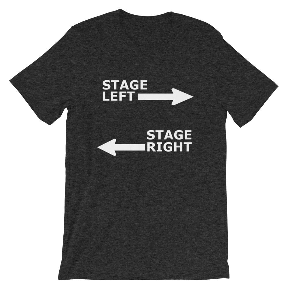 Production Apparel T-Shirts Stage Left - Stage Right Dark Grey Heather / XS