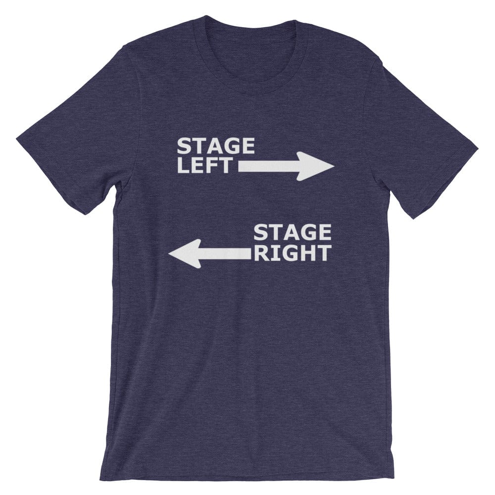 Production Apparel T-Shirts Stage Left - Stage Right Heather Midnight Navy / XS