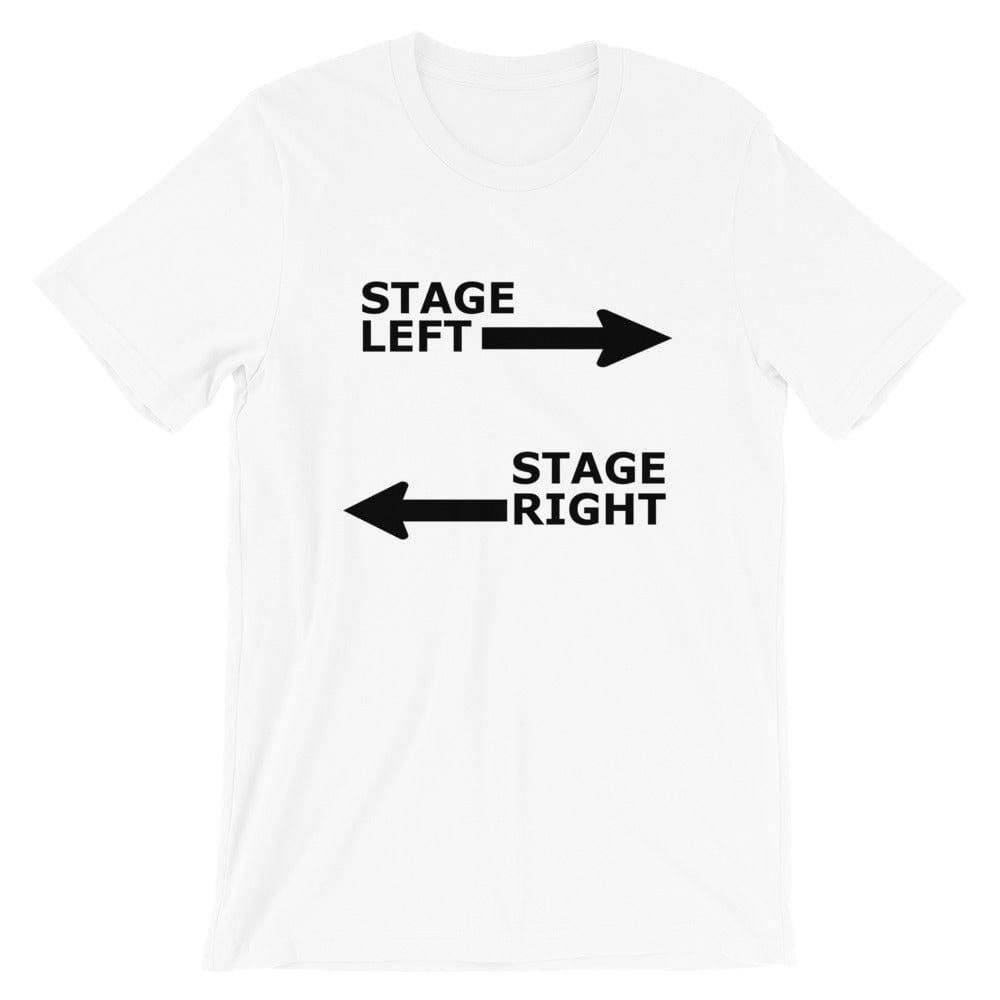 Production Apparel T-Shirts Stage Left - Stage Right White / XS
