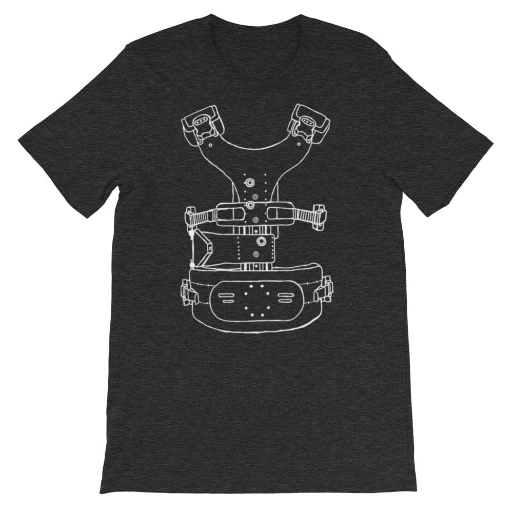 Production Apparel T-Shirts Steadi Vest Outline Dark Grey Heather / XS