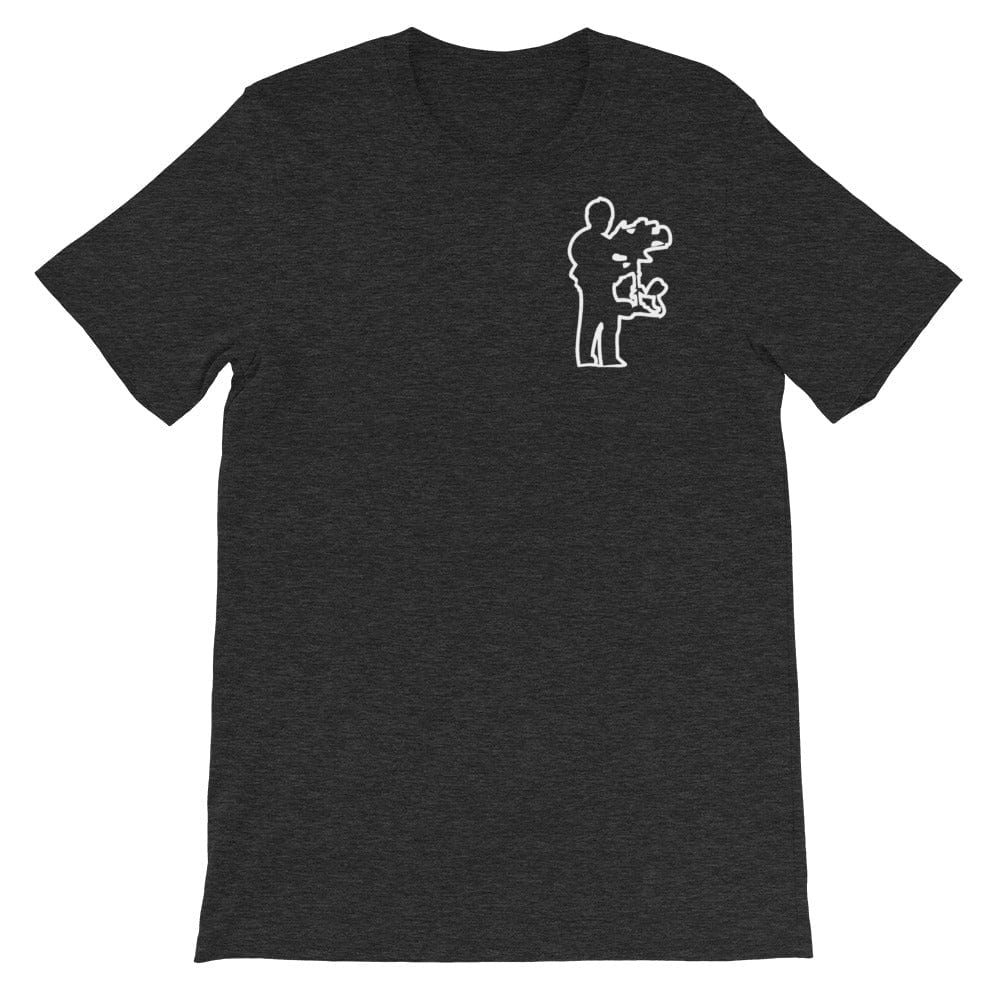 Production Apparel T-Shirts SteadiMan Dark Grey Heather / XS